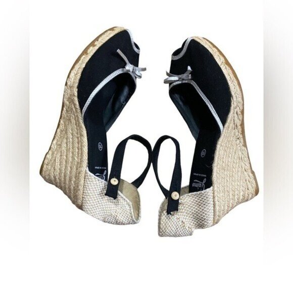 - Anthropologie Gaimo women 10 espadrilles Canvas Upper Casual  vacation beach - Picture 4 of 7